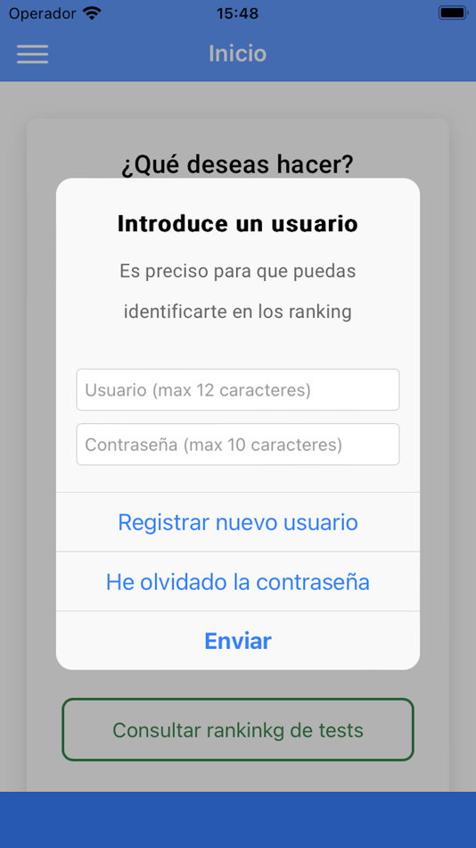 #1. Test para enfermeras (iOS) 由: Jose Juan Quesada