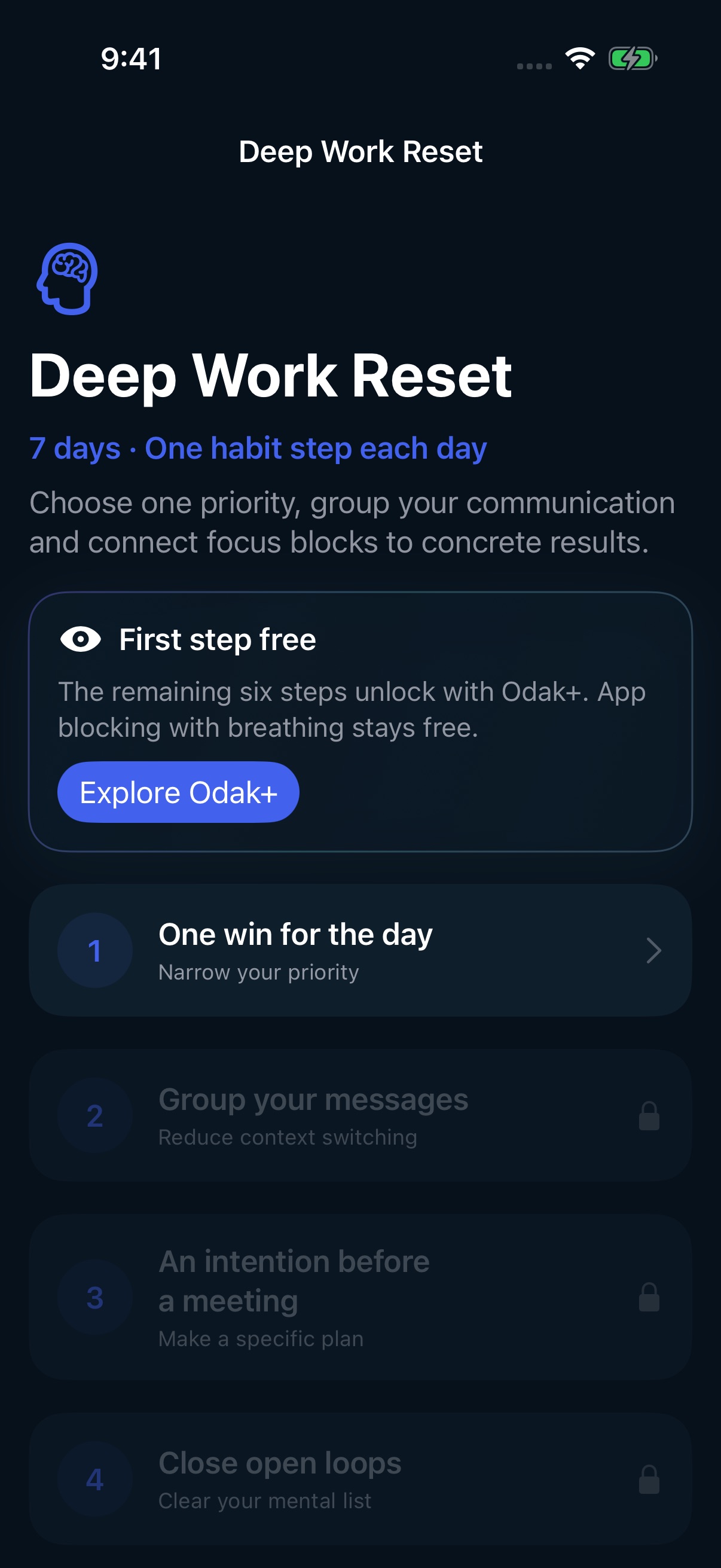 Screenshot 3 of ODAK: Focus & Screen Time