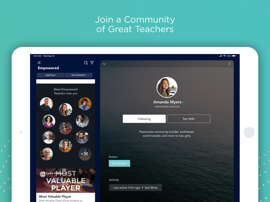 Empowered Hub iPad screenshot 4 - Education app