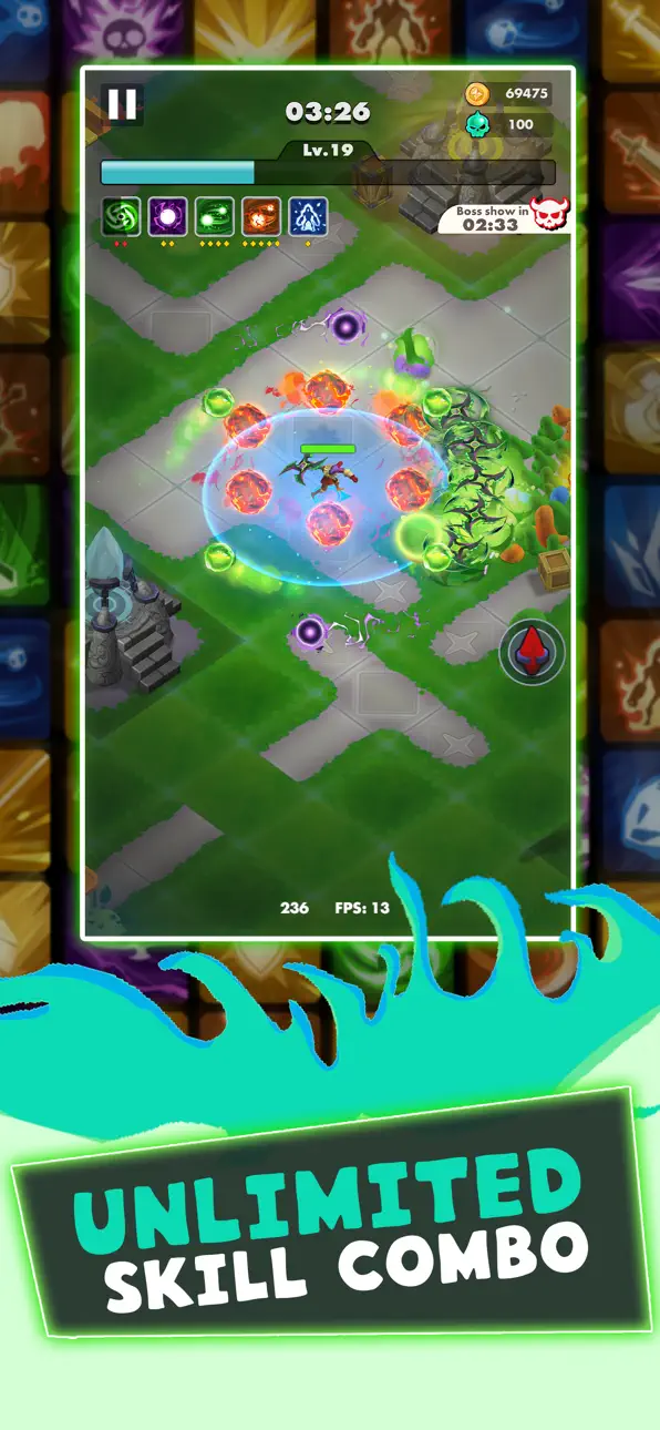 Undead Slayer: Offline Action Hack screenshot 2 - iOS game interface
