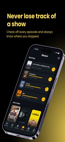 TV Tracker · Watchlist Screenshot 1 of 4