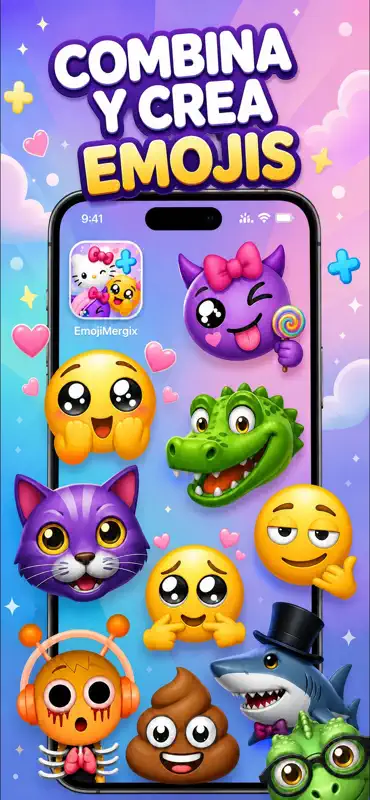 Mergix: AI Emoji Maker: Crea screenshot 1 of 5