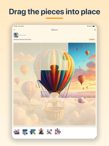 SmartSnap: Adaptive Puzzles iPad screenshot
