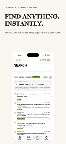 Dossier - dossier Screenshot 2 of 4
