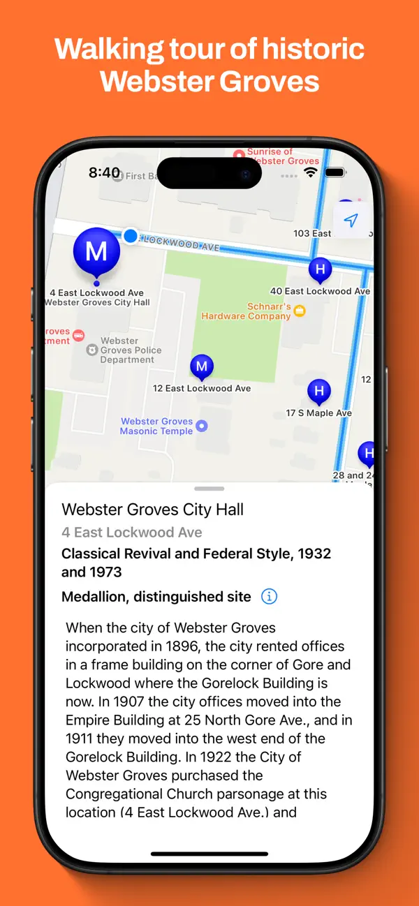 #1. Webster Walks (iOS) Ved: Crux Solutions, LLC