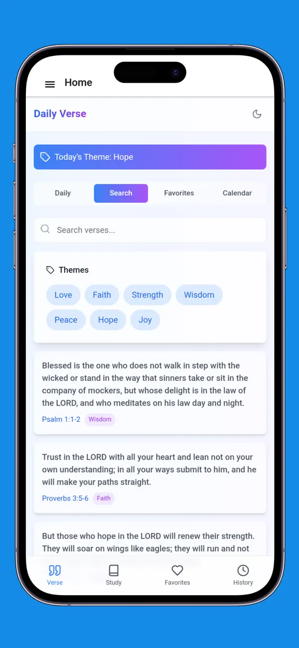 Screenshot #2 pour Daily Bible - Verse of the Day