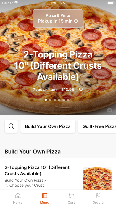 App screenshot