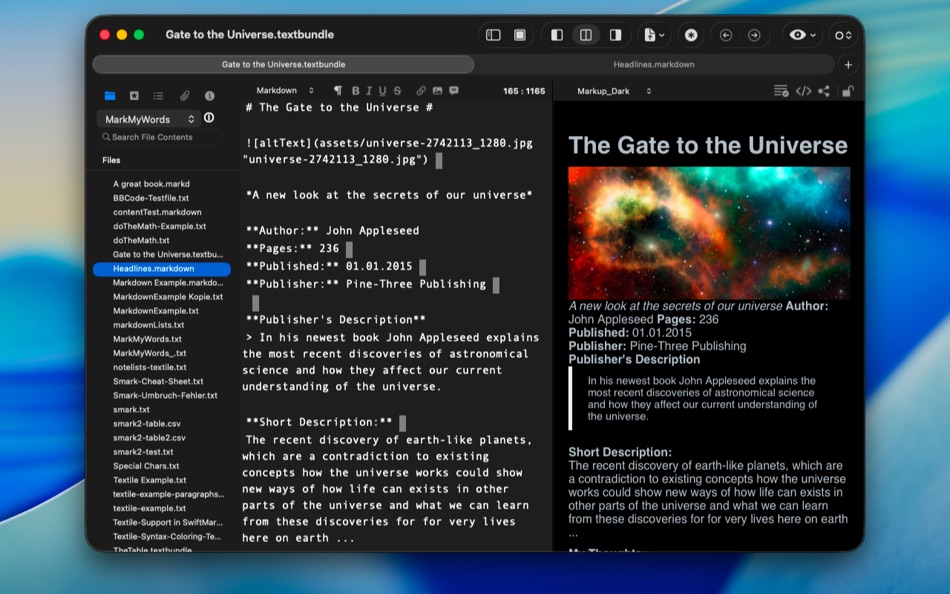 #1. MarkMyWords (macOS) Ved: Xelaton Software