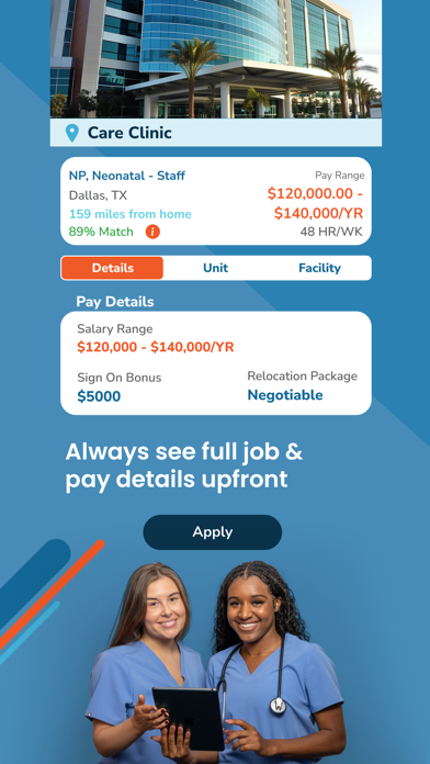StaffDNA - Healthcare Careers Screenshot