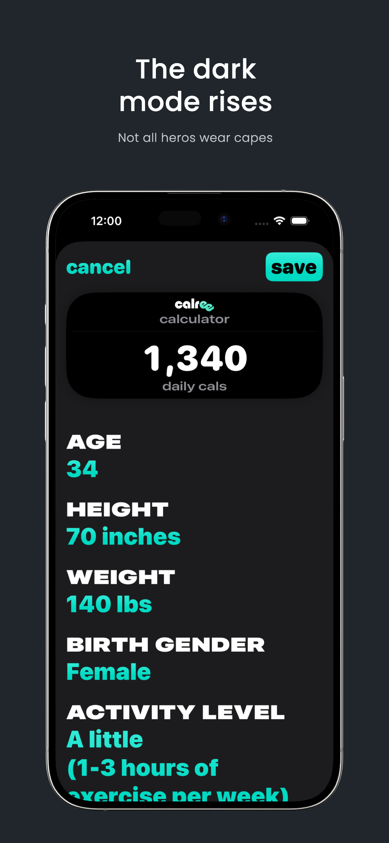 Calree - calorie tracker no AI
