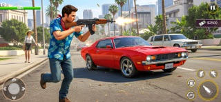 Vegas Gangster Crime Car Games iPhone screenshot
