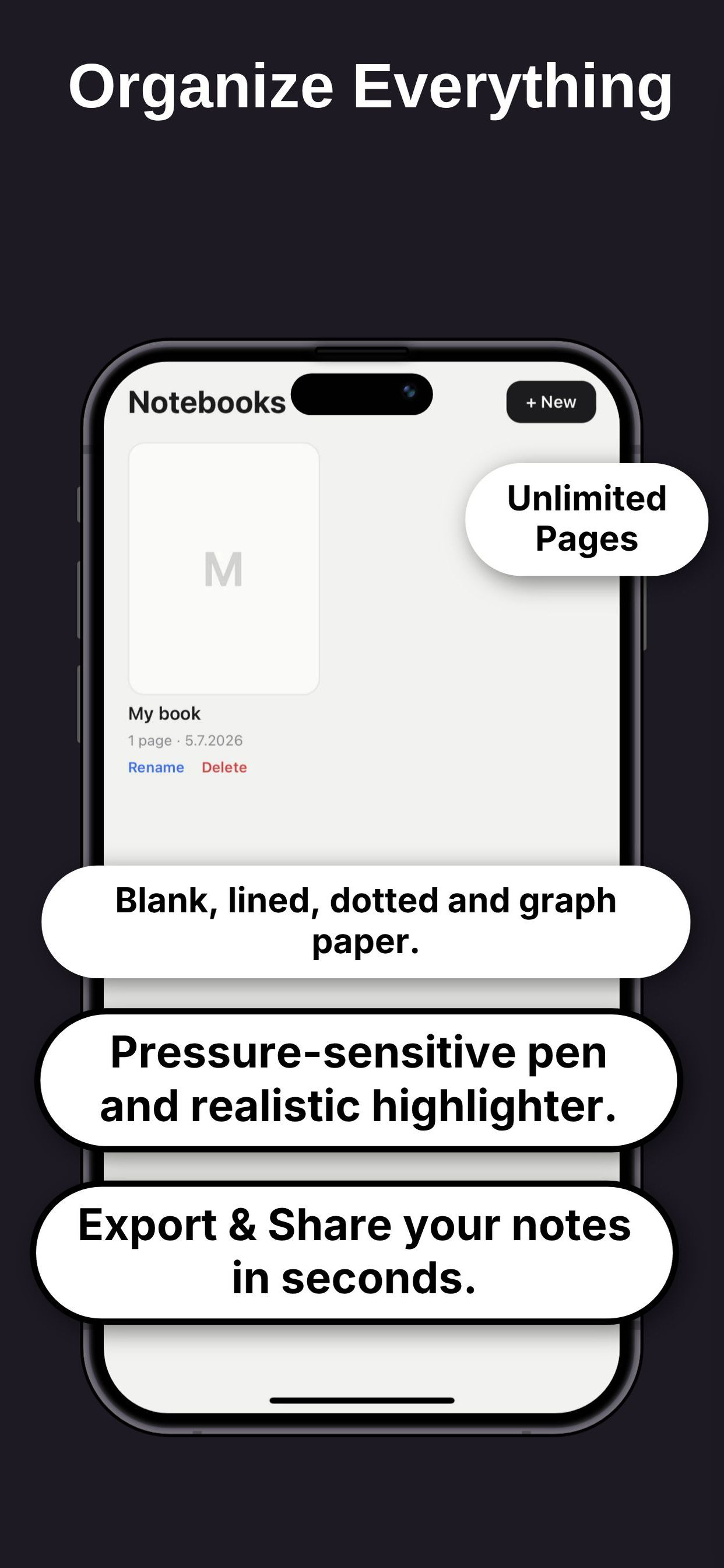 Pencil Notes: Handwriting screenshot 2