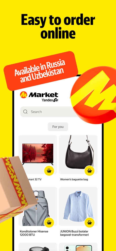 Yandex Go: Taxi Food Market - Marketplace Discovery Simplified