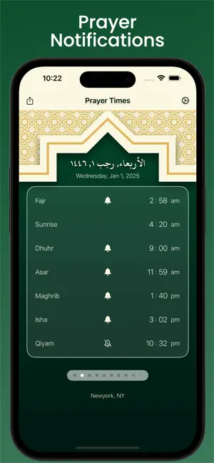 Azan Pray Times iPhone screenshot 6