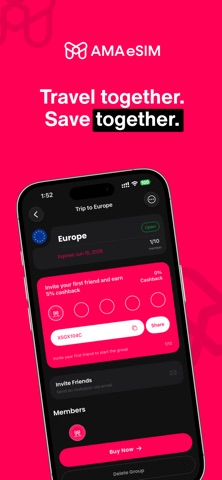 AMA eSIM: Travel eSIM iPhone screenshot