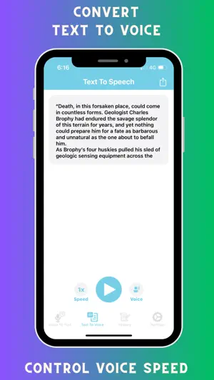 Voice notebook speech to text screenshot 2