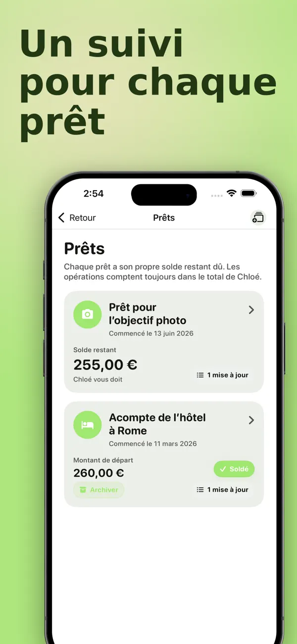 Screenshot #3 pour You Owe Me: Dettes et prêts