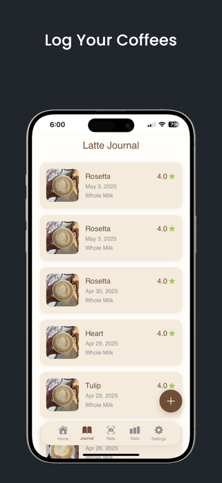 Pourfect: Coffee Journal Screenshot 3 of 5
