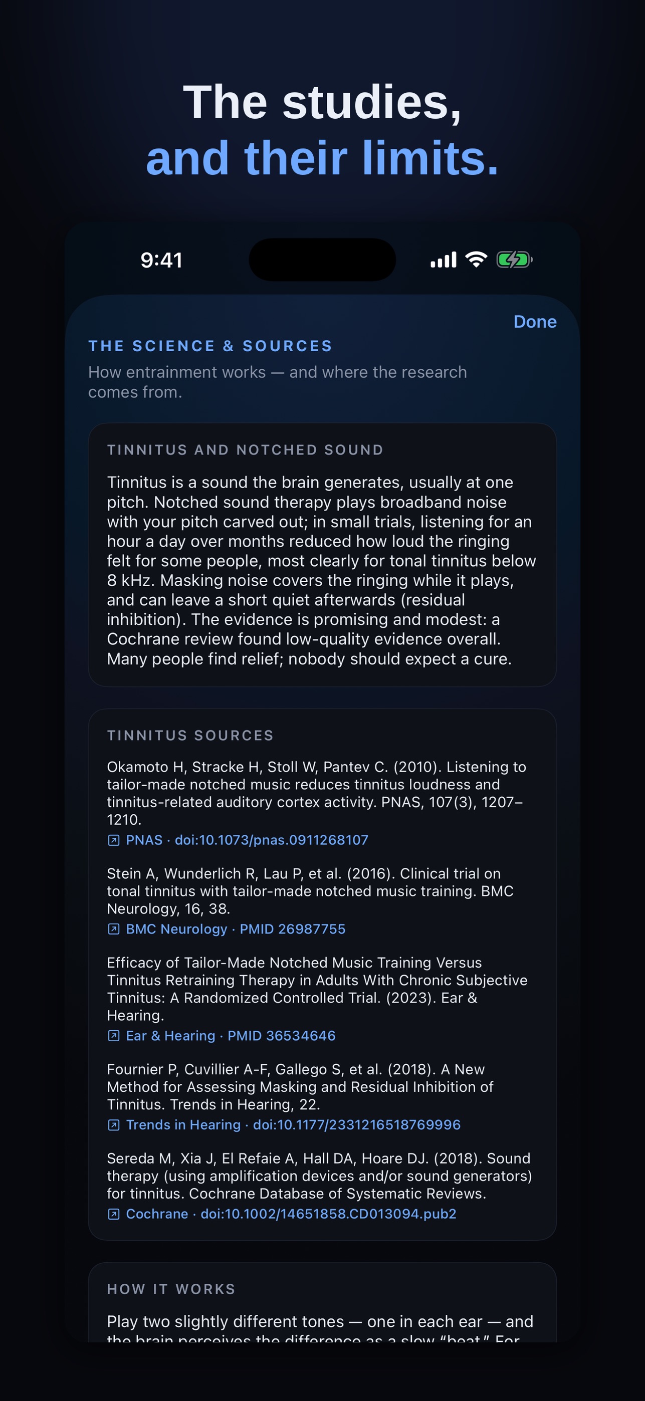 Screenshot 4 of Auralmonic: Tinnitus Relief