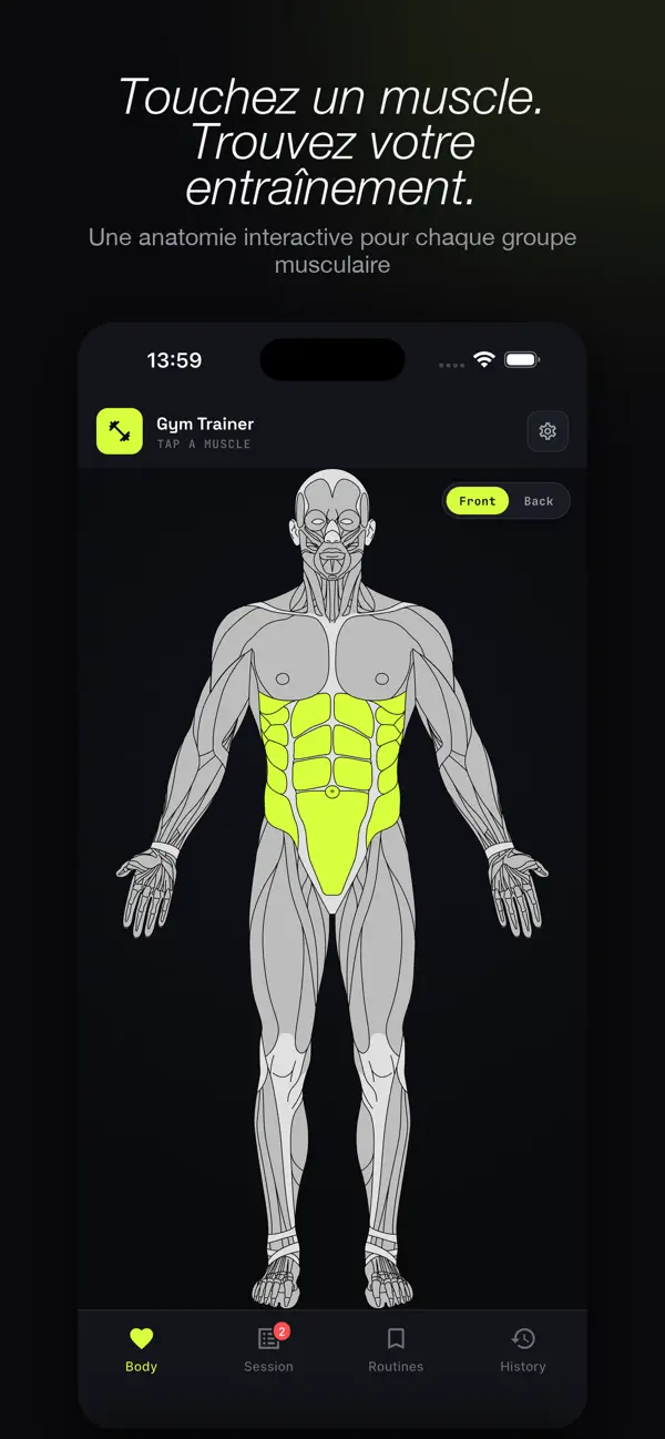Screenshot #1 pour Mon Coach Fitness