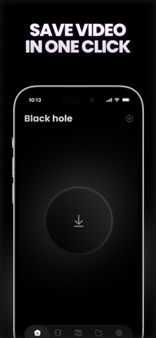 BlackHole Video Save Screenshot 1 of 4