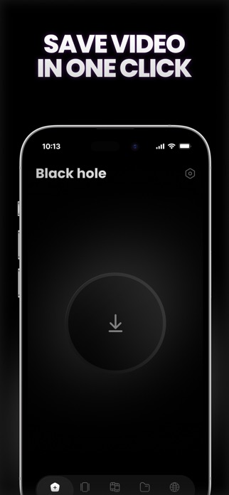 BlackHole Video Save Screenshot 1 of 4