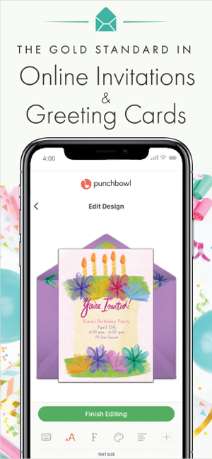 ‎Punchbowl: Invitations & Cards Screenshot
