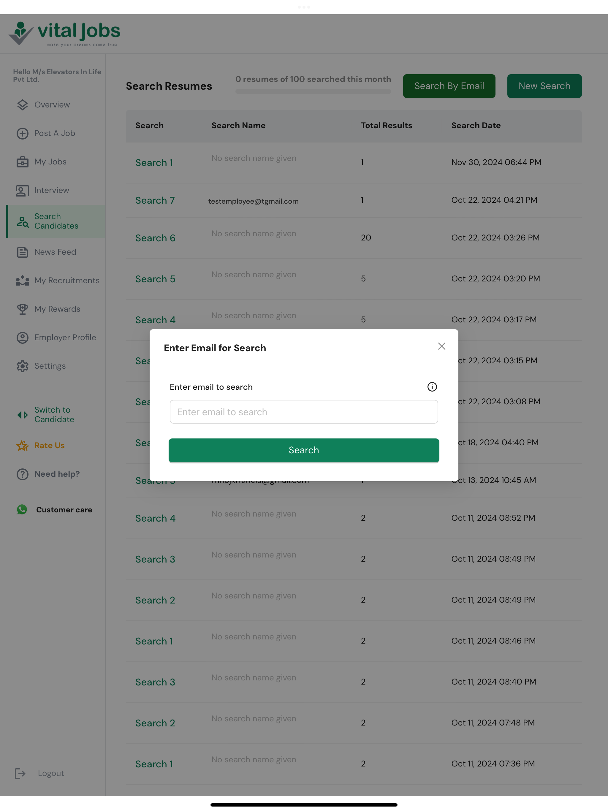 Vital Jobs UAE - Employers screenshot 17