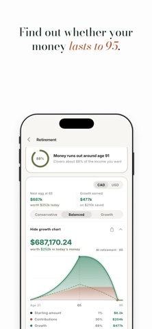 Tesorin: Personal Finance iPhone screenshot