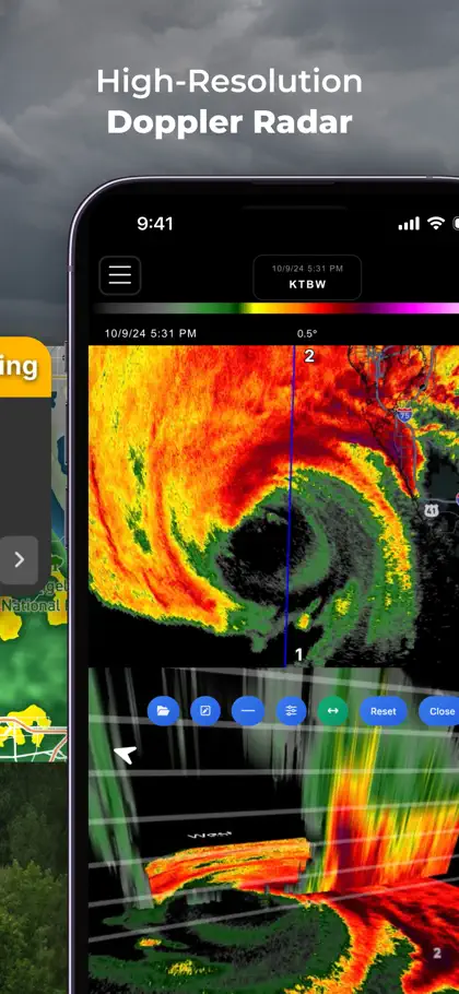 Screenshot 2 di 6 di RadarOmega: Doppler Radar App