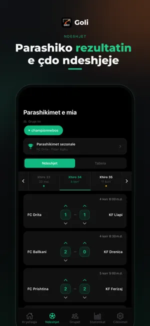 Goli: Parashikime Sportive screenshot 2