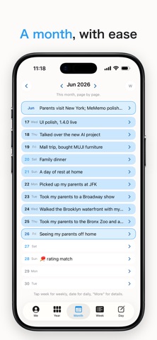 MeMemo: Journal, Diary, Plans Screenshot 3 of 5