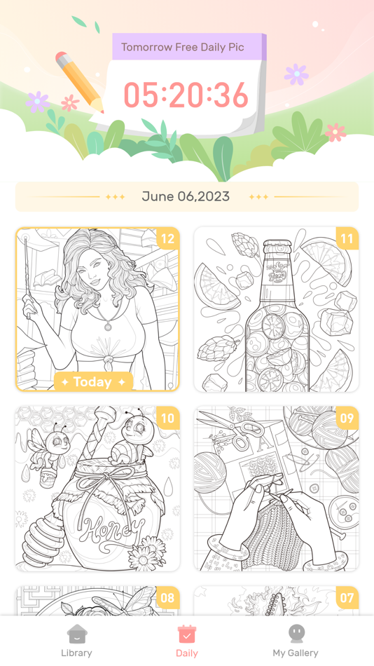 #2. Tangle Color by Number Book (iOS) 由: 少婷 余