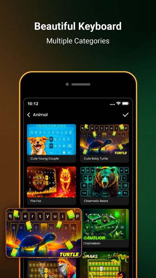 #6. Neon LED Keyboard -RGB & Emoji (iOS) 由: Anand Naidu