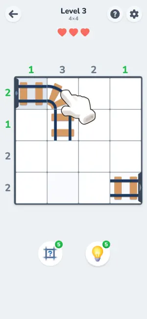 Connect Tracks: Logic Puzzle screenshot 1