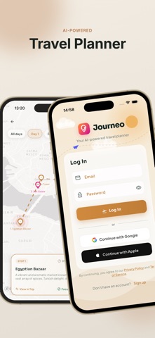 Journeo - AI Trip Planner Screenshot 1 of 8
