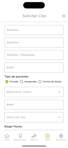 Odontodom APP screenshot