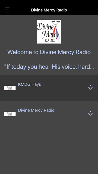 Screenshot #1 pour Divine Mercy Radio.