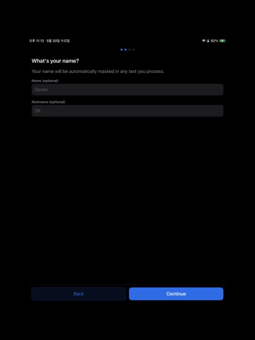 Im John Doe iPad screenshot