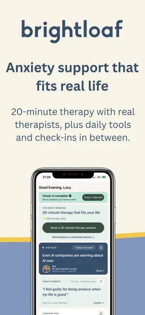 brightloaf: Anxiety & Therapy screenshot 1
