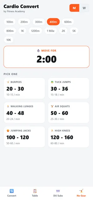 Cardio Convert screenshot 1