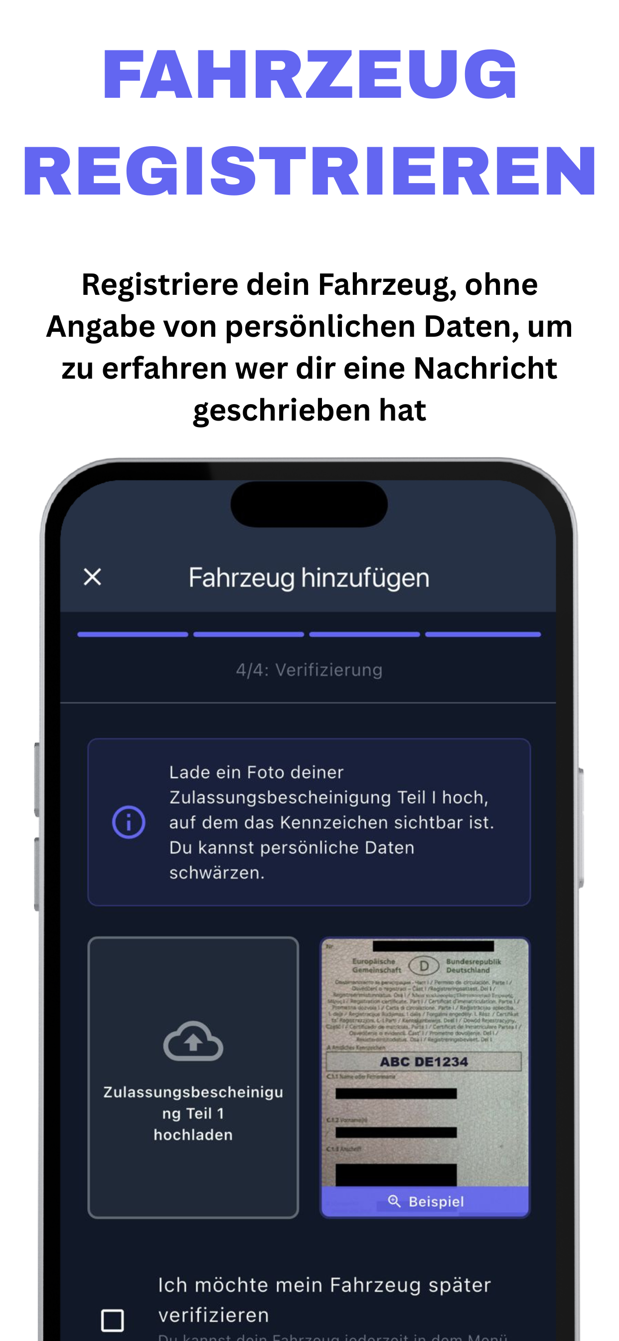 CARMA - Kennzeichen finden