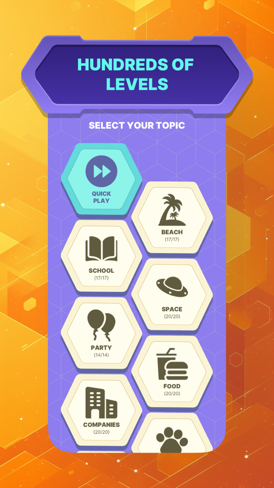 #4. Hexagonal Word Search (iOS) 由: Gengolia Ltd.