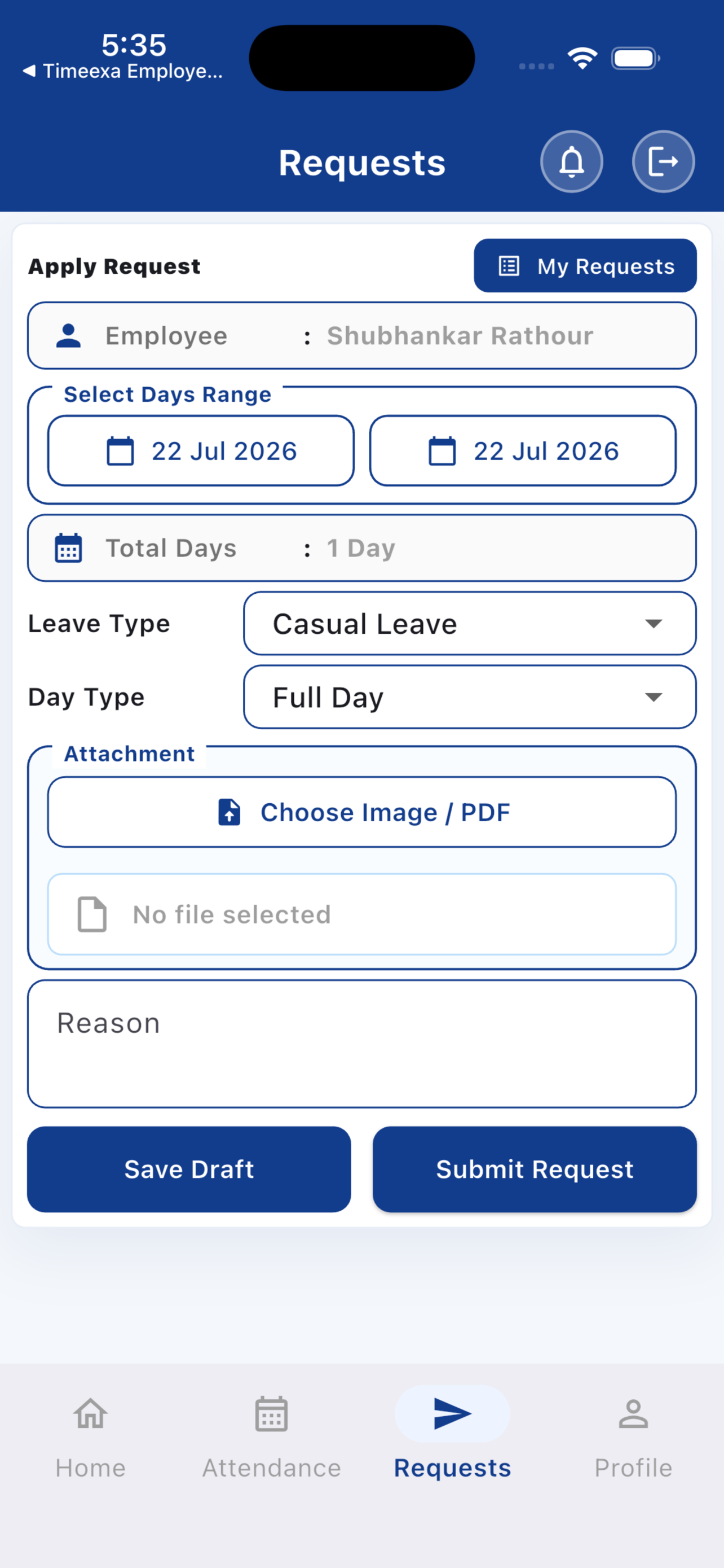 Timeexa Employee screenshot 6