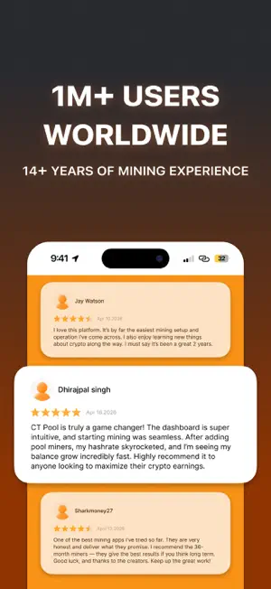 CT Pool: Crypto Mining App screenshot 3