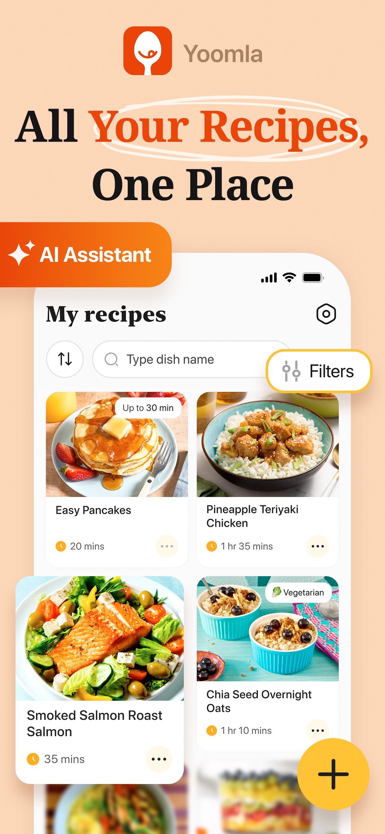 Yoomla・Recipe Keeper & Planner
