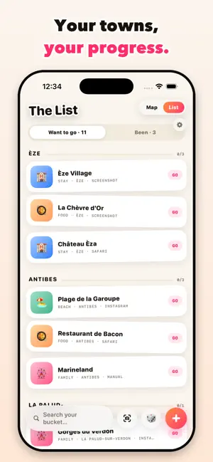 Bucket - My Places screenshot 2