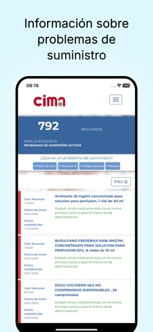 aempsCIMA screenshot