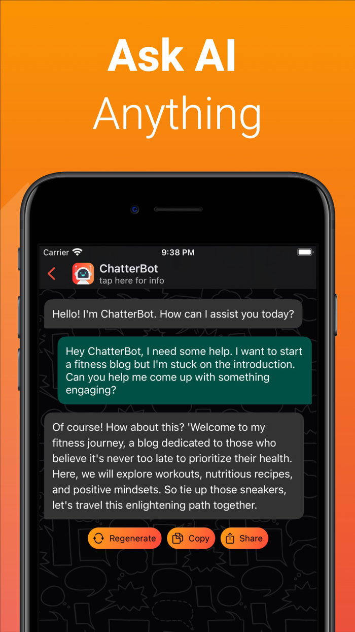 ChatterBot AI - Chat Write Ask