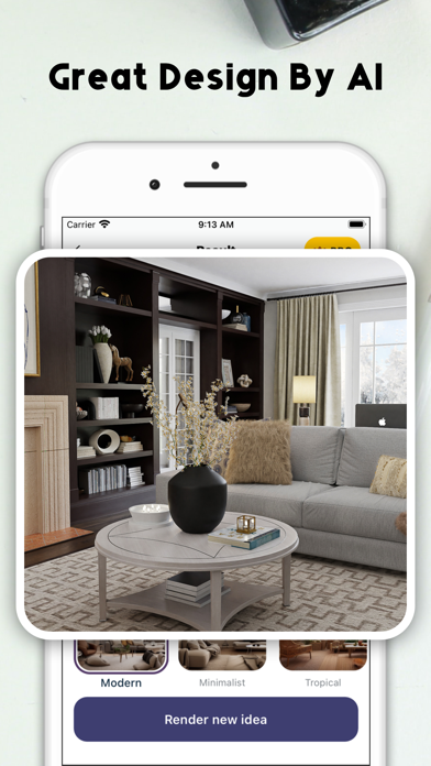 AI Interior Design Home Decor Screenshot